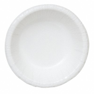GRAINGER 20425 Disposable Bowl 12 oz WH 6 in Dia PK500