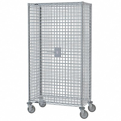 METRO SEC33ECQ Wire Security Cart Chrome 41x22x68