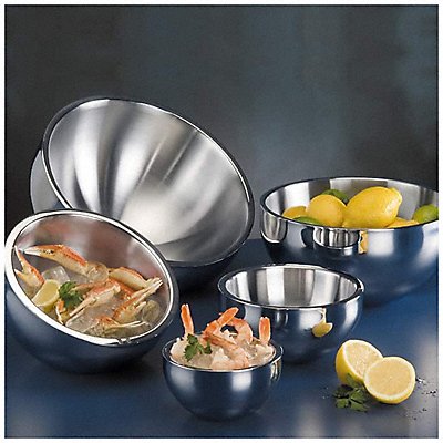 AMERICAN METALCRAFT AB6 Double Wall Bowl 23 oz Silver
