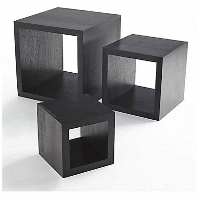 AMERICAN METALCRAFT RSB1 Riser Set 9 1/2 in W Black Wood