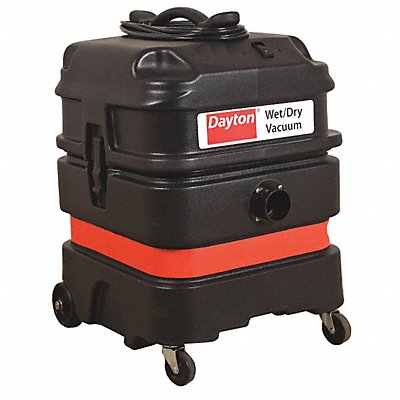 DAYTON MV13000GEV Shop Vacuum 13 gal Plastic 108 cfm