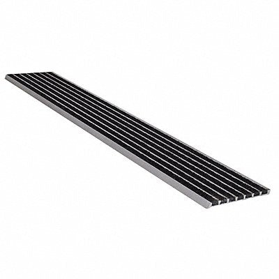 WOOSTER 141BLA4 Stair Nosing Black 48in W Extruded Aluminium