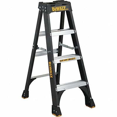 DEWALT DXL301004 Stepladder Fiberglass 4 ft H 300 lb Cap