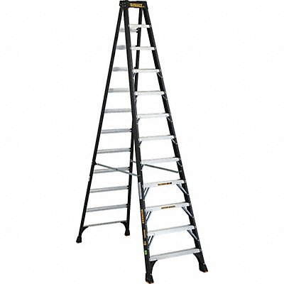 DEWALT DXL301012 Stepladder Fiberglass 12 ft H 300 lb Cap