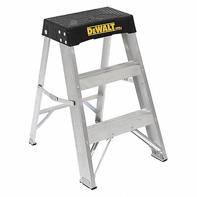 DEWALT DXL201002 Step Stool 26-5/8 In H 300 lb Aluminum