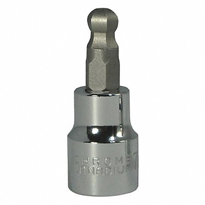 WESTWARD 20XA15 Socket Bit Steel 3/8 in TpSz 7 mm