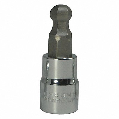WESTWARD 20XA17 Socket Bit Steel 3/8 in TpSz 9 mm