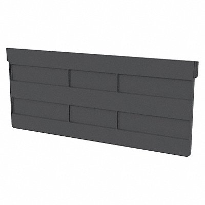 AKRO-MILS 41250 Divider 14 3/4 in Black 6 PK6