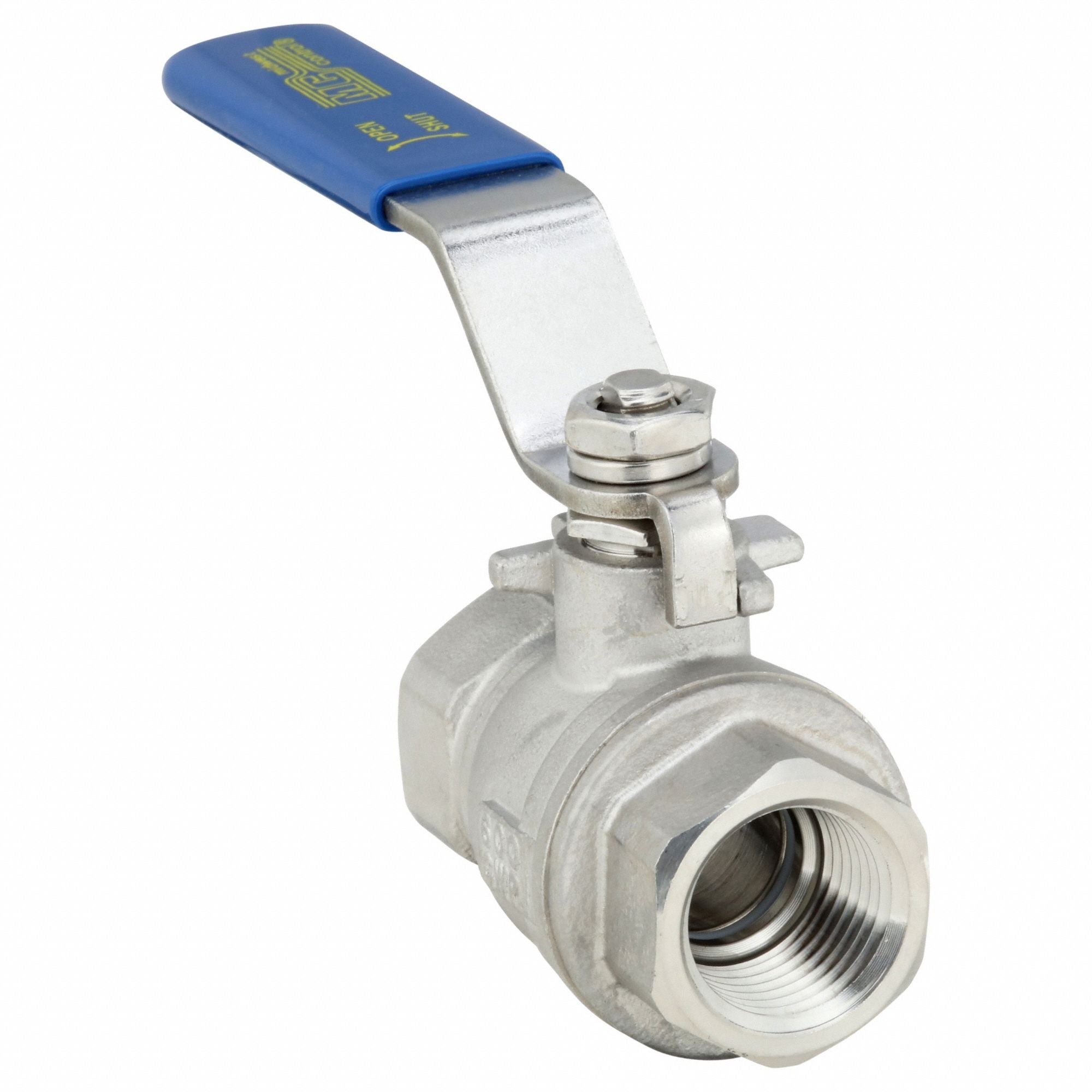 MIDWEST CONTROL SSF-50 Manual 2-Way Ball Valve NPT 316 SS