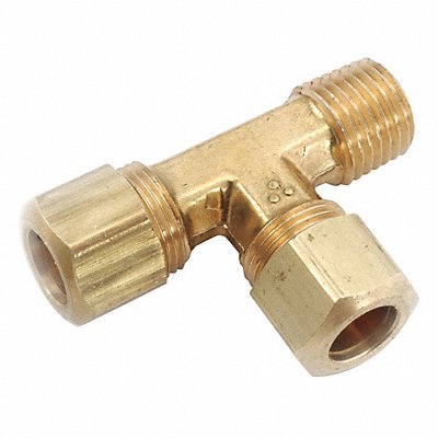 ANDERSON METALS 7000710404 Tee Low Lead Brass 300 psi