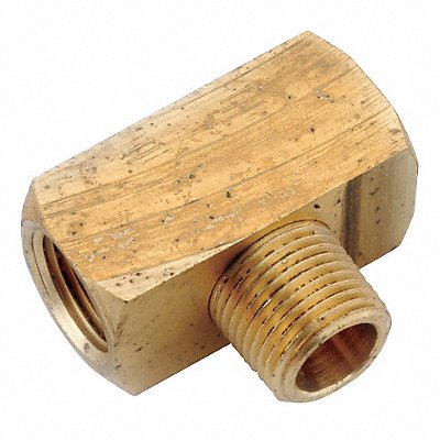 ANDERSON METALS 70613102 Extruded Branch Tee Brass 1/8 in NPT