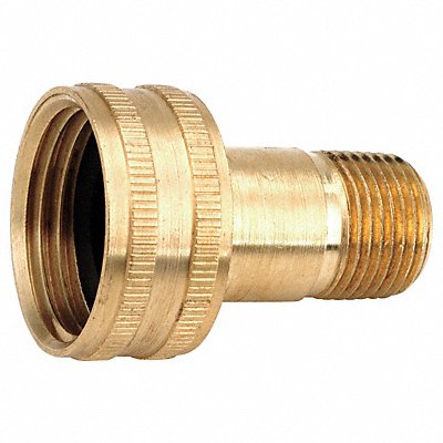 ANDERSONMETALS 7074201208 Garden Hose Adaptor 3/4 x1/2 GHTxNPT