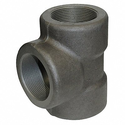 GRAINGER 1000300271 Tee Low Temp Steel 1/2 in Pipe Size FNPT