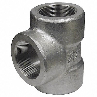 GRAINGER 2000300212 Tee 304/304L SS 1 in Pipe Size FNPT