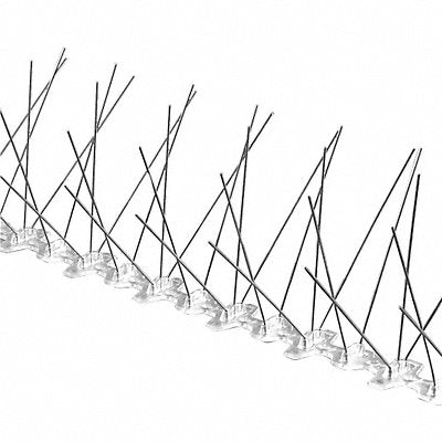 BIRD BARRIER BPF110 Bird Repellent Spikes 10 ft L 2 1/2 in W