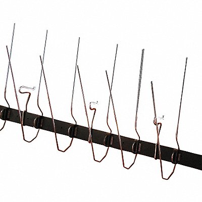BIRD BARRIER GPSG25 Bird Repel Spikes 25ft L 2 1/2 in W PK25
