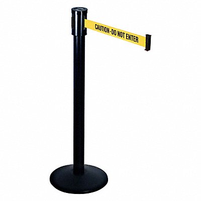 RETRACTA-BELT 321BACAU Barrier Post with Belt 40 in H Sloped