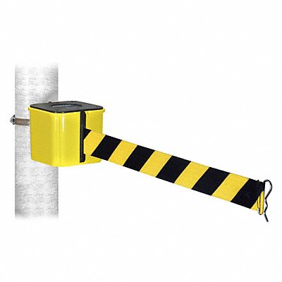 RETRACTA-BELT WH412YW30BYDHC Warehouse Barrier 30ft Black/Yellow Belt