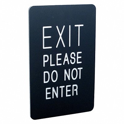 VISIONTRON 711P201BK Sign Frame 11 H 7 W Matte Black