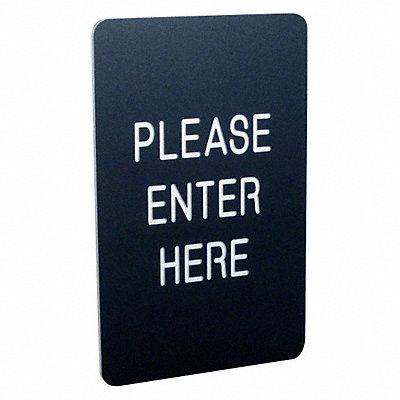 VISIONTRON 711P202BK Sign Frame 11 H 7 W Matte Black