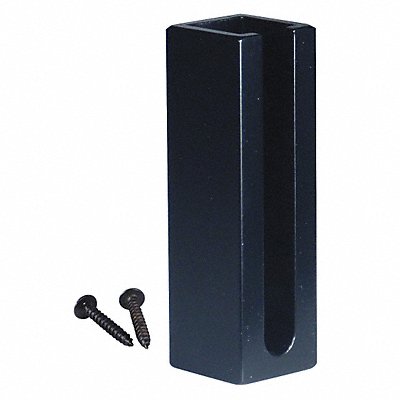 RETRACTA-BELT HDRE Wall Mount Receiver 3 1/2 H Black