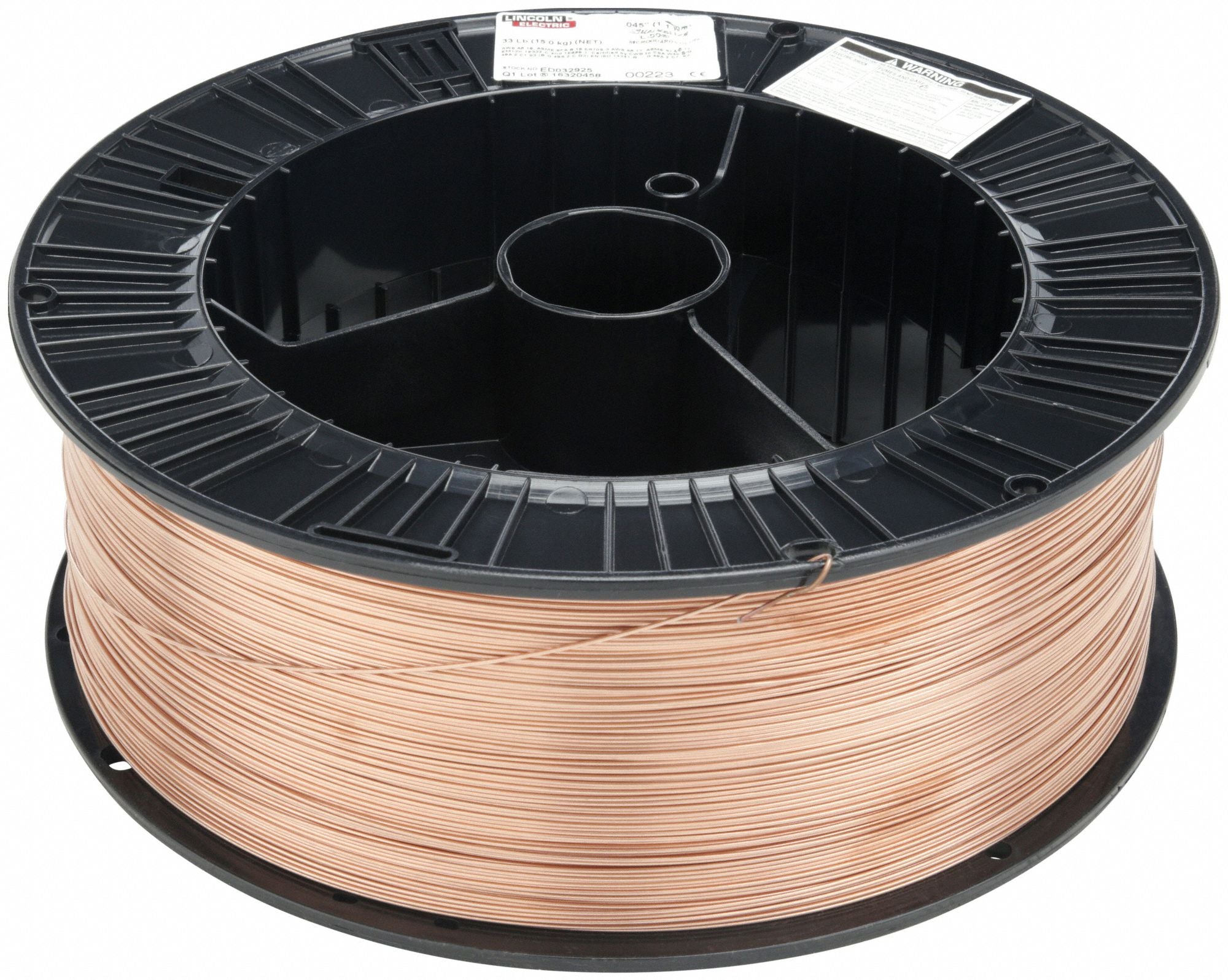 LINCOLN ELECTRIC ED032925 MIG Welding Wire ER70S-3 0.045 33 lb