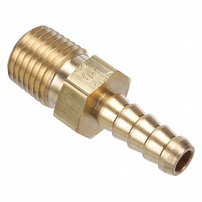 PARKER 42B2HFSS Barb Connect SS Hose BarbxM 1/4Inx1/8In