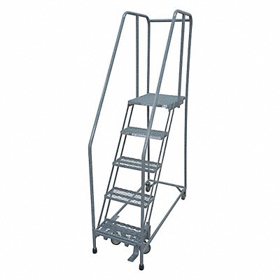 COTTERMAN 1005R2630A6E20B4C1P6 Rolling Ladder Welded Handrail Platform 50In H