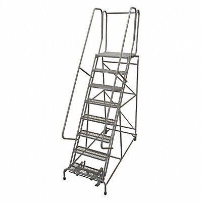 COTTERMAN 1008R2632A6E20B4C1P6 Rollng Ladder Assembled Handrail Platform 80 In H