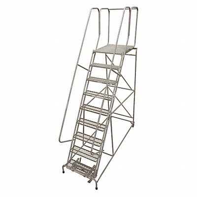COTTERMAN 1009R2632A6E30B4C1P6 Rollng Ladder Assembled Handrail Platform 90 In H