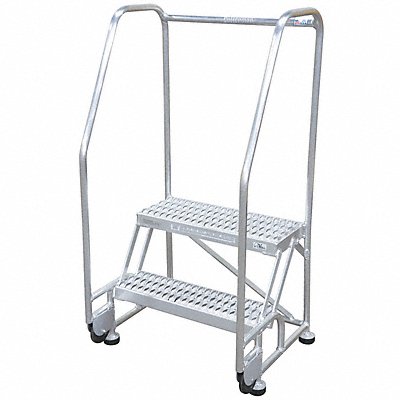 COTTERMAN 2TA18A3E20B8C50P6 Tilt and Roll Ladder Welded Platfm 20In H