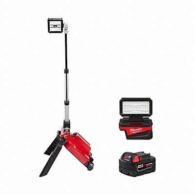 MILWAUKEE 2.12020481118502E+19 M18 Tower Light+ 5.0 Battery+Flood Light