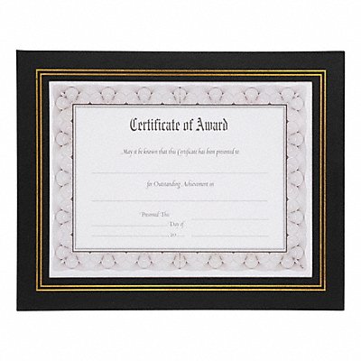 NUDELL 21202 Leatherette Frame 8.5x11 Black PK2