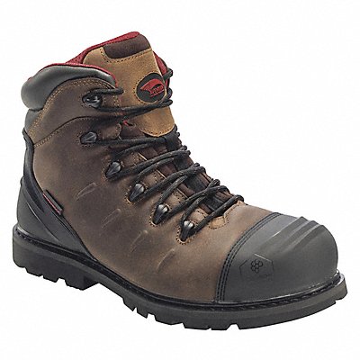 AVENGER SAFETY FOOTWEAR A7546 Boot 6 BRN FG Leather CT EH WP 10.5W PR