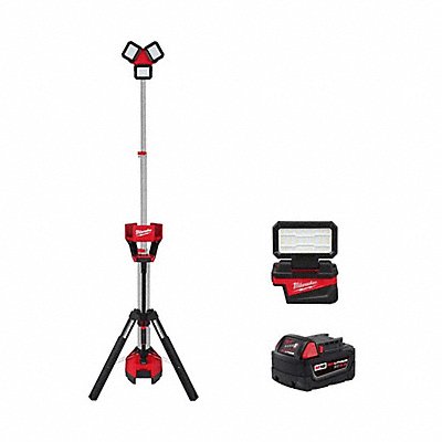 MILWAUKEE 2.13620481118502E+19 M18 Tower Light+ 5.0 Battery+Flood Light