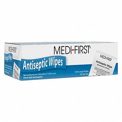 MEDI-FIRST 21433 Topical Antiseptic Wipes PK100