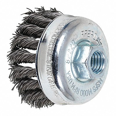 PFERD 82220 Knot Cup Brush .020CS Wire 2-3/4
