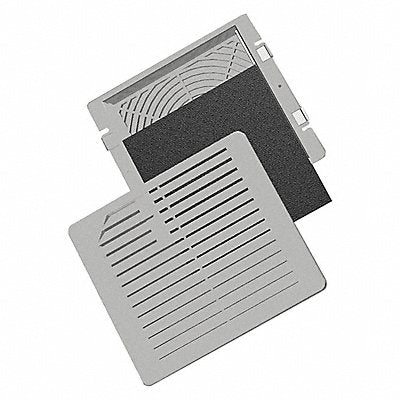 HOFFMAN TEP4 Exhaust Square w/ Air Flte Retainer Grd