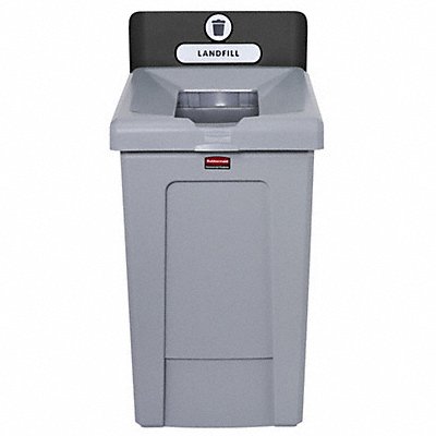 RUBBERMAID COMMERCIAL PRODUCTS 2171554 Recycle Station Color Black 40.12 H