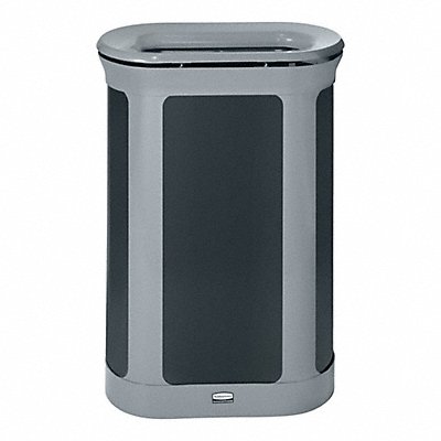 RUBBERMAID COMMERCIAL PRODUCTS 2172851 Garbage Can Oval Grey 13 gal