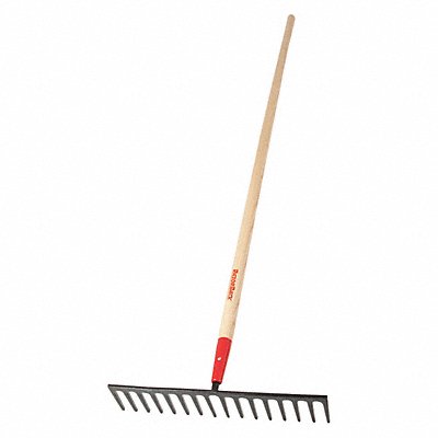 RAZOR-BACK 63122 Road/Stone Rake 16 Tine 66 Handle