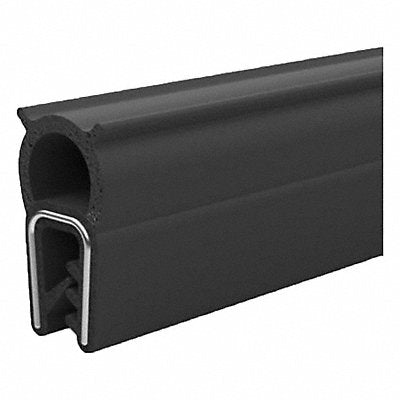 J.W. WINCO 2180NBR205A305 Edge Trim Seal 10 ft L Bottom Black