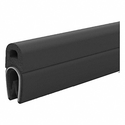 J.W. WINCO 2182145A20 Edge Trim Seal 20 m. L Bottom Black