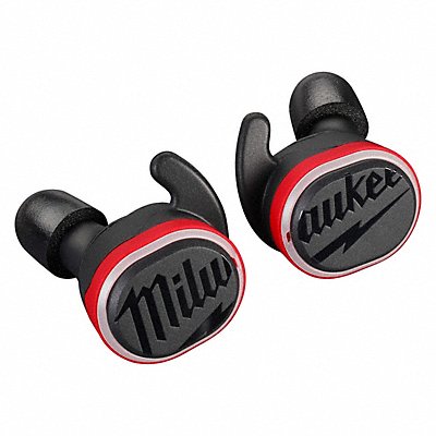 MILWAUKEE TOOL EQUIPMENT 219121 Earbuds Bluetooth Black/Red Cylinder