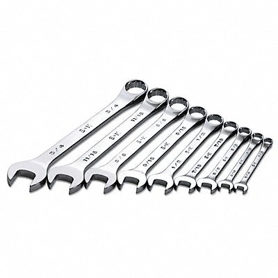 SK PROFESSIONAL TOOLS 86011 Combination Wrench St Steel Chrome Standard Offset