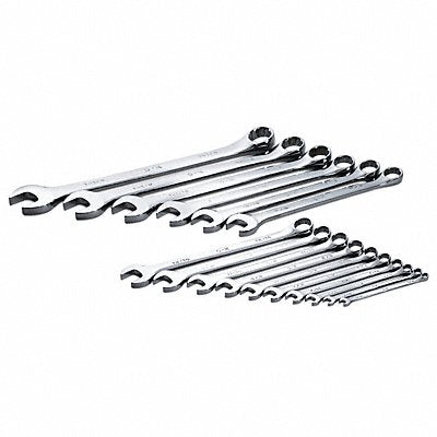 SK PROFESSIONAL TOOLS 86018 Combination Wrench St Steel Chrome Standard Offset