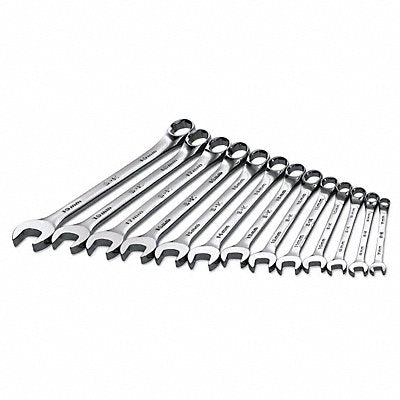 SK PROFESSIONAL TOOLS 86123 Combination Wrench St Steel Chrome Standard Offset