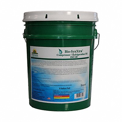 RENEWABLE LUBRICANTS 87854 Refrigeration/Compressor Oil 5 gal Pail