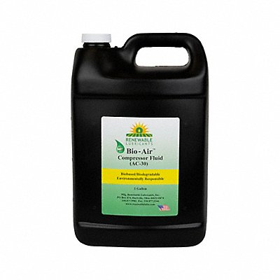 RENEWABLE LUBRICANTS 84203 Compressor Oil 1 gal Can 30 SAE Grade