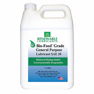RENEWABLE LUBRICANTS 87013 1 gal Jug Lubricant
